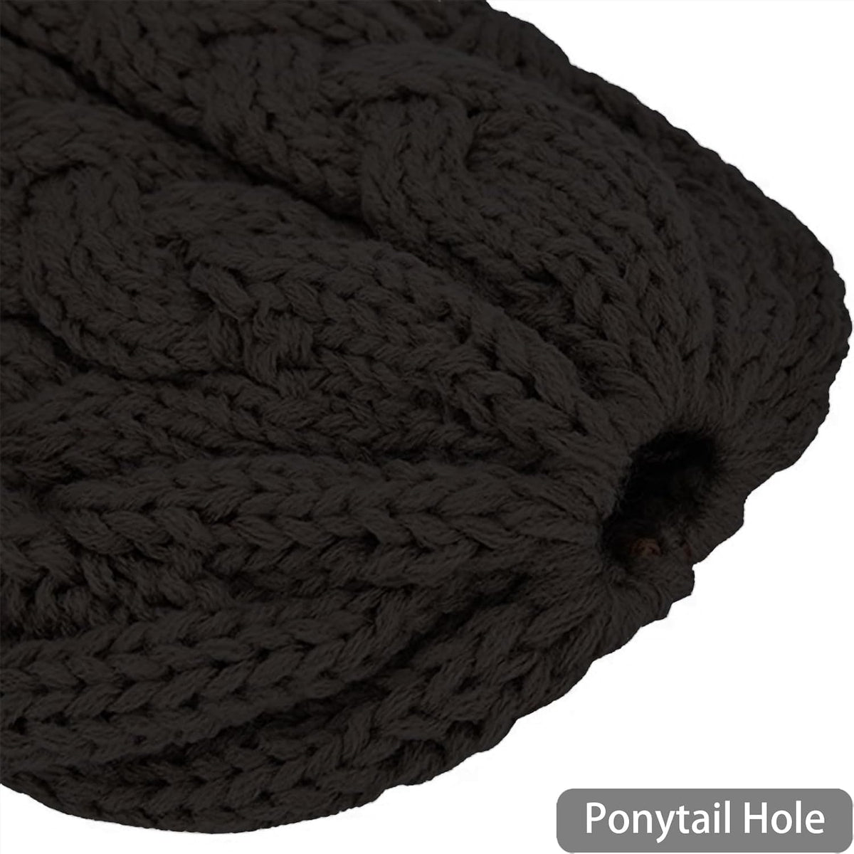 Bun-believable Beanie: Stay Warm and Stylish with Your Ponytail High!