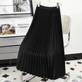 Elevate Your Wardrobe with Our Women's Pleated Midi Skirt - Chic Autumn A-Line Design in Timeless Solid Colors