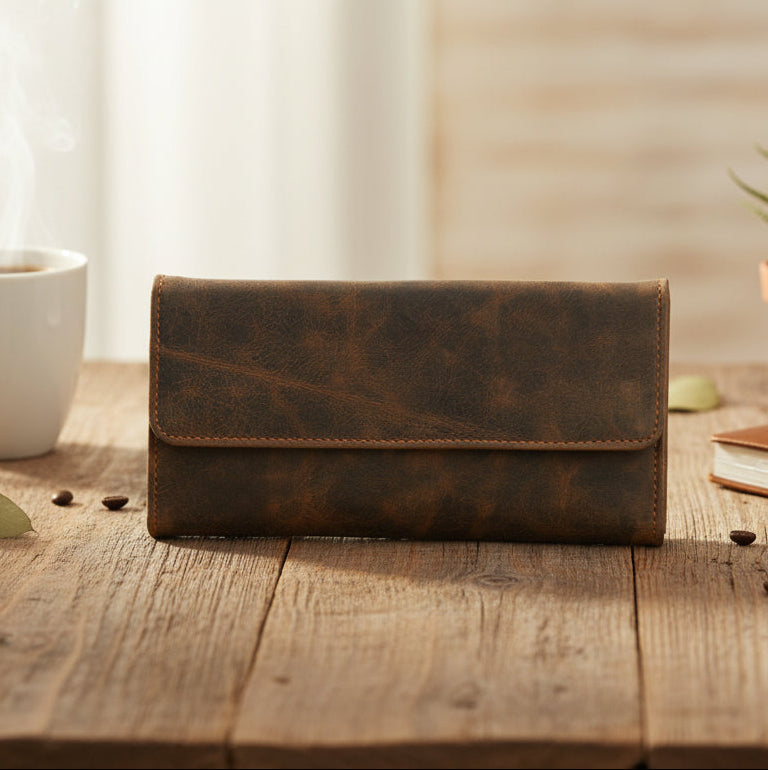 Ellison Ladies Wallet- Walnut Brown