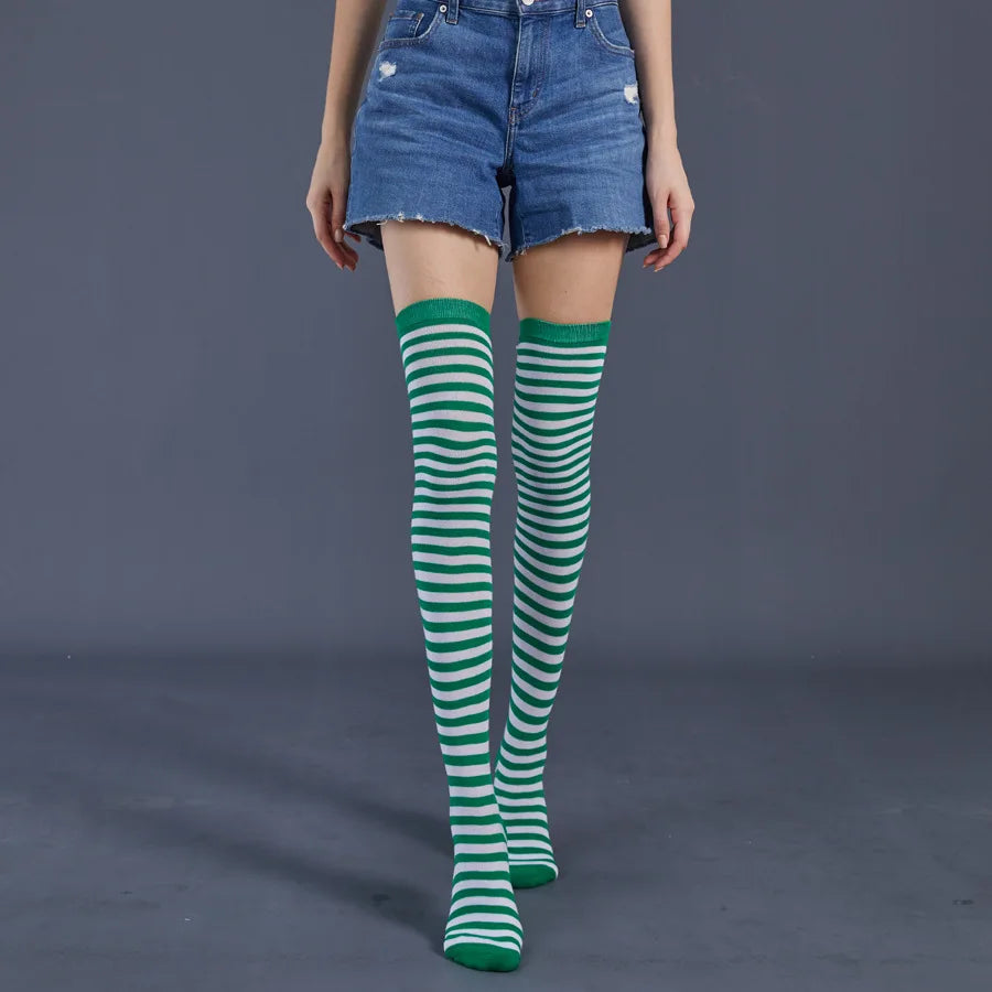 Knee-High Rainbow Party Socks - Dance, Celebrate, and Shine in Style!
