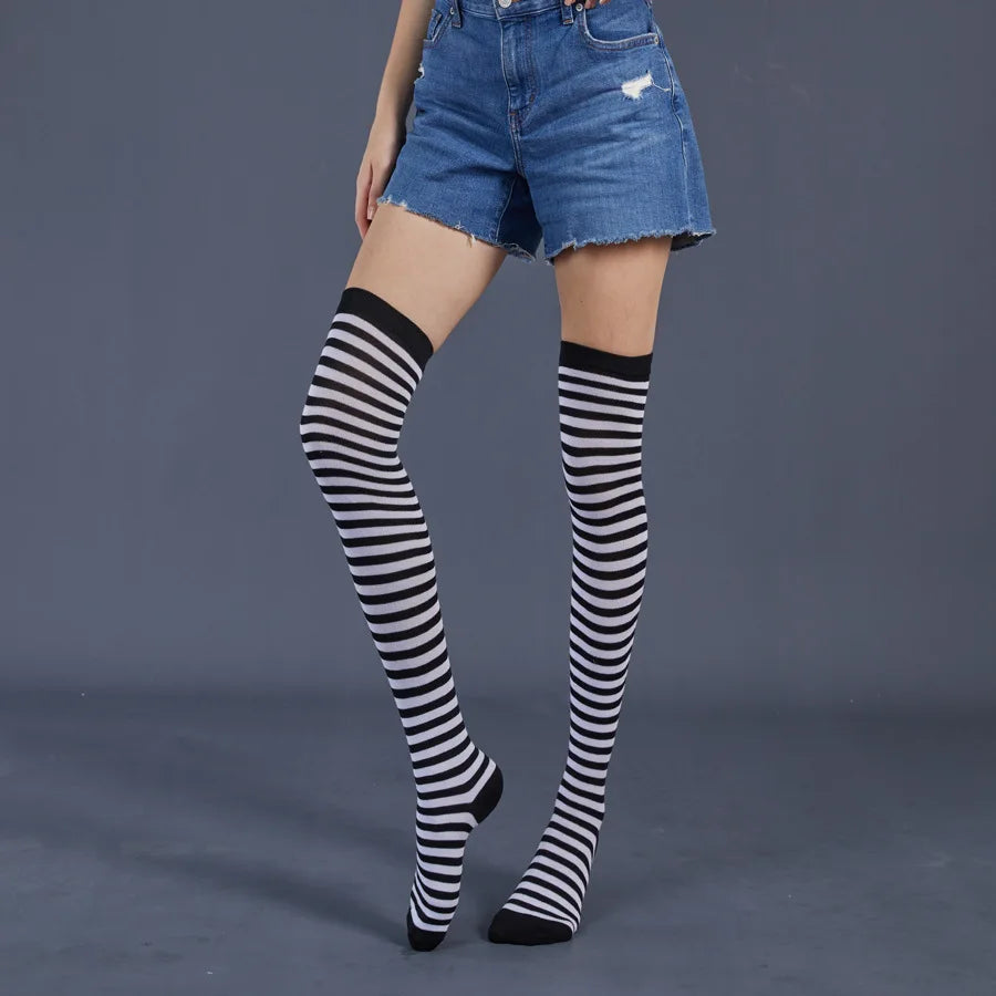 Knee-High Rainbow Party Socks - Dance, Celebrate, and Shine in Style!