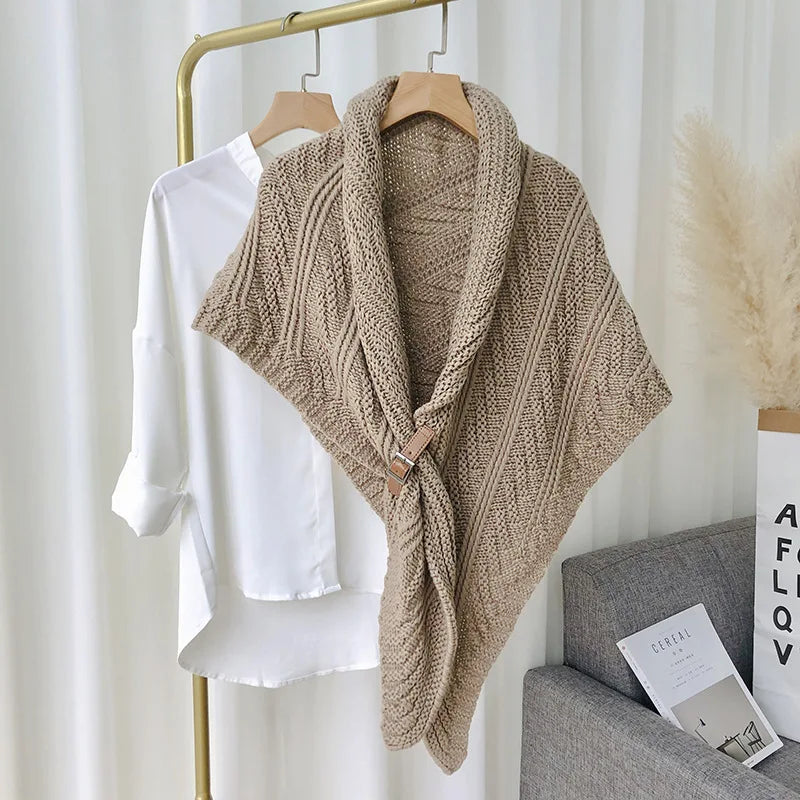 Elevate Your Winter Wardrobe with Our Luxurious Cashmere Knitting Scarf for Women - The Ultimate Versatile Pashmina Shawl and Hijab
