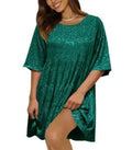 Elevate Your Summer Style with Our Elegant A-Line Sequin Dress for Women - Perfect for Parties and Casual Outings!