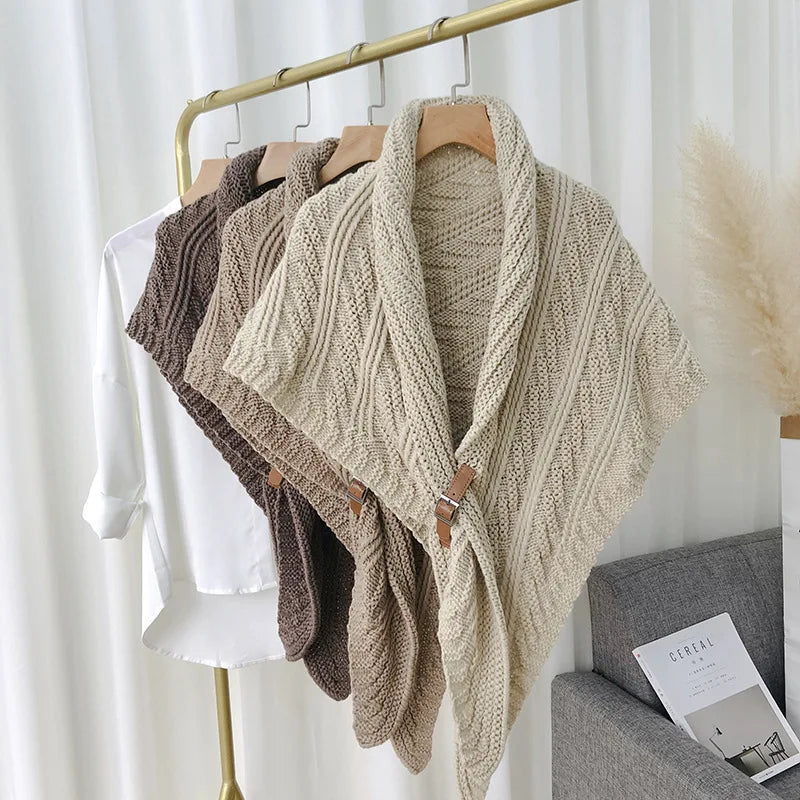 Elevate Your Winter Wardrobe with Our Luxurious Cashmere Knitting Scarf for Women - The Ultimate Versatile Pashmina Shawl and Hijab