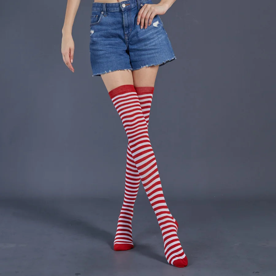 Knee-High Rainbow Party Socks - Dance, Celebrate, and Shine in Style!