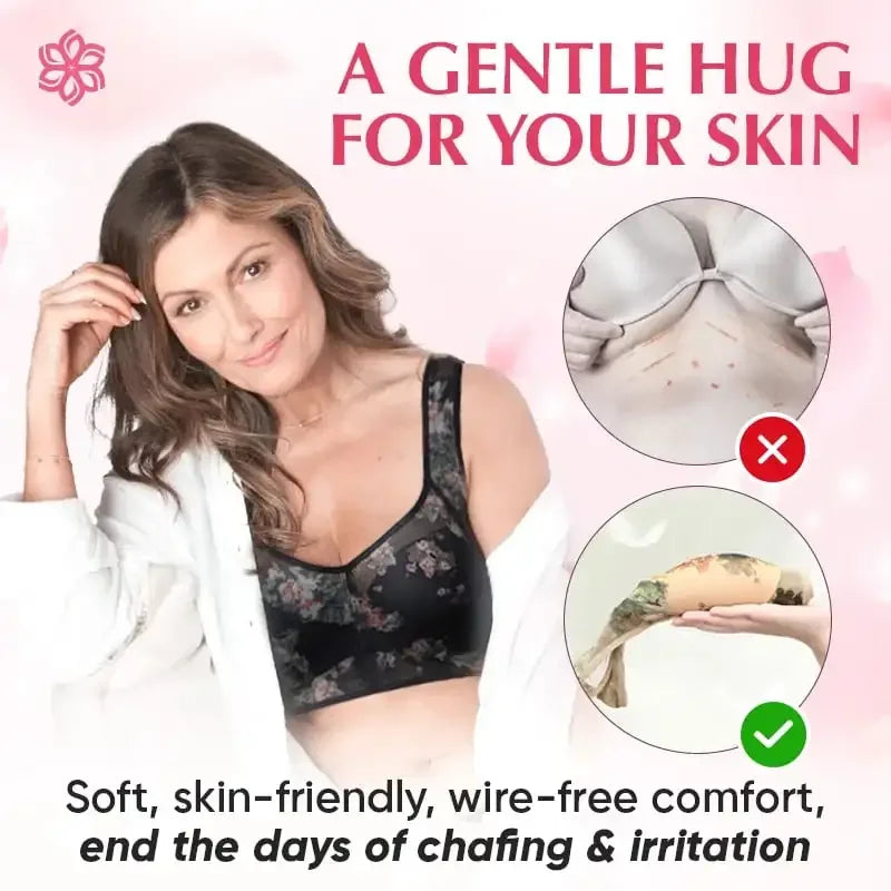 Ultimate Comfort Meets Chic Style: The Seamless Lace Bra for Everyday Elegance in Sizes L-6XL!