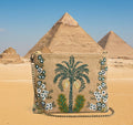 Desert Oasis Embellished Clutch – Luxe Handwoven Jacquard