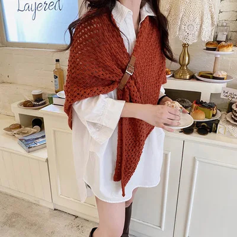 Elevate Your Winter Wardrobe with Our Luxurious Cashmere Knitting Scarf for Women - The Ultimate Versatile Pashmina Shawl and Hijab