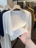 Breeze Through Summer in Style with Our Lightweight Ice Silk Cardigan – Your Perfect Sun Protection Layer!