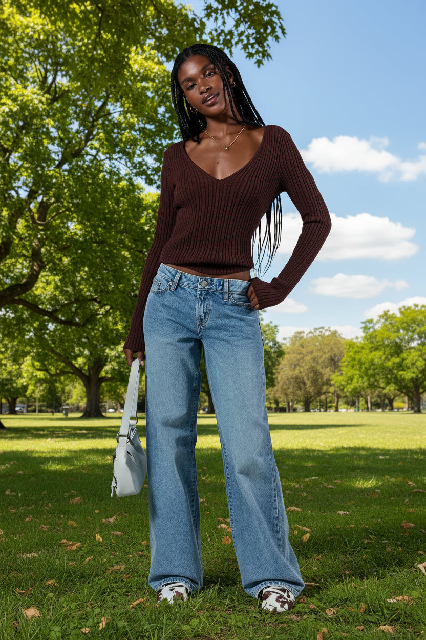 Elevate Your Style with Pacsun Women's Casey Low Rise Baggy Jeans in Light Wash Blue