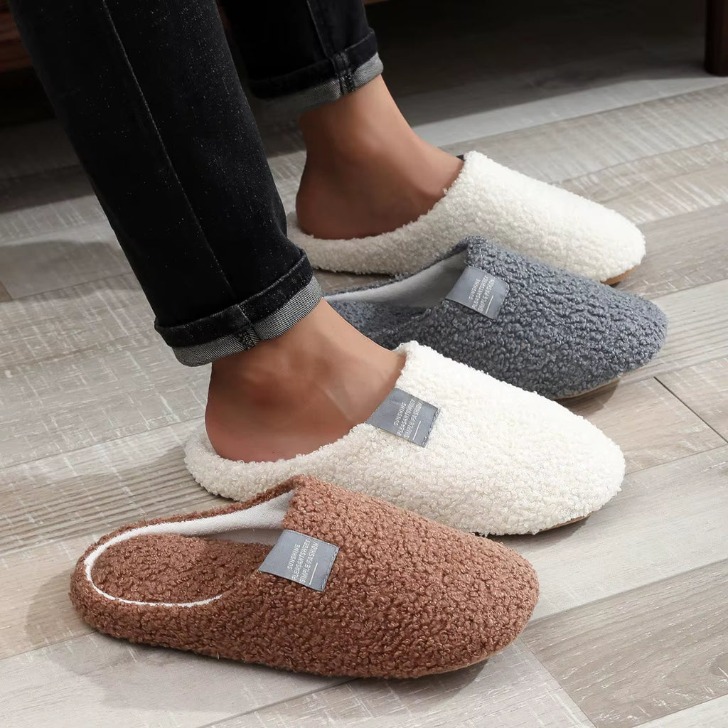 Experience Ultimate Comfort: Cozy Cotton Slippers for Women - Perfect for Indoor Relaxation!