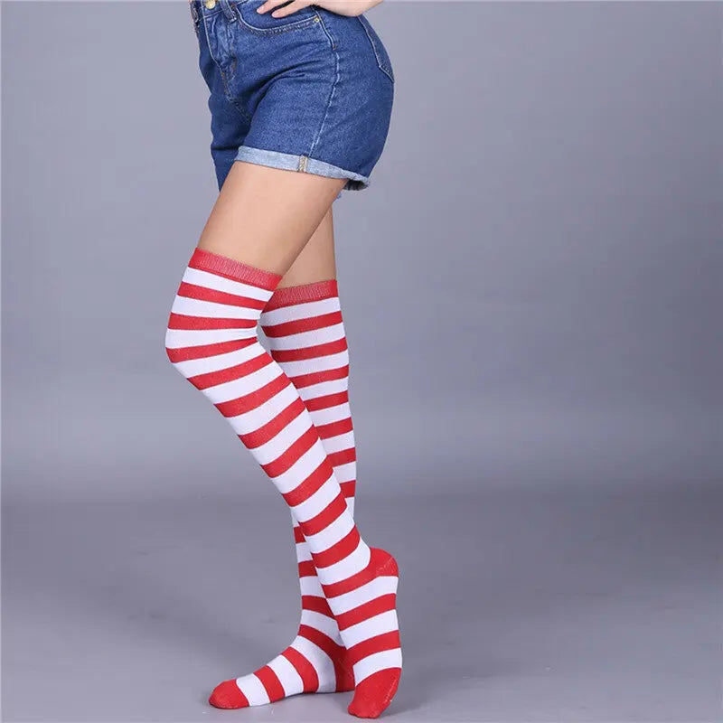 Knee-High Rainbow Party Socks - Dance, Celebrate, and Shine in Style!